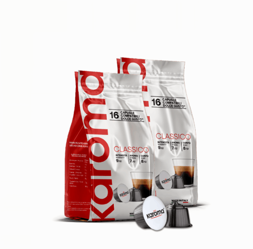 96 Capsule Karoma Compatibili NESCAFE DOLCE GUSTO Miscela CLASSICO