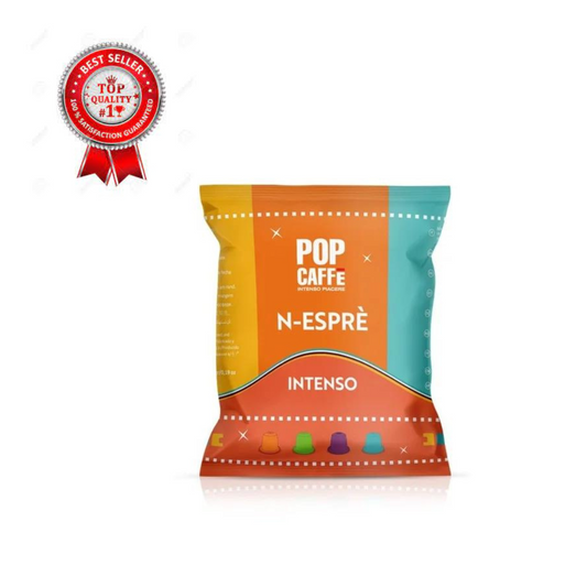 100 Capsule Compatibili Nespresso Pop Caffè Miscela Intenso