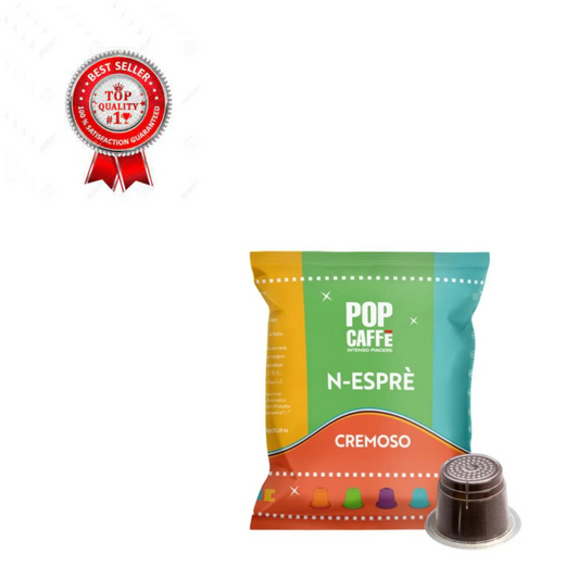 100 Capsule Compatibili Nespresso Pop Caffè Miscela Cremoso