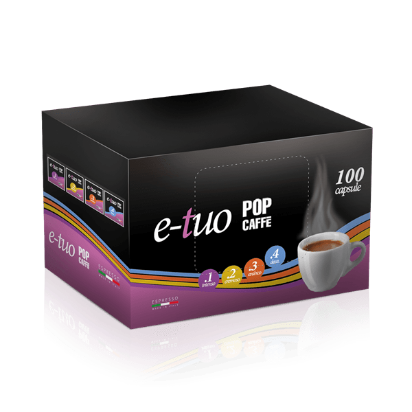 Capsule E-Tuo Pop Caffè Miscela Arabica