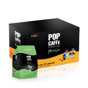 CAPSULE COMPATIBILI UNO SYSTEM POP CAFFE' MOKA UNO MISCELA CREMOSO 100 PZ