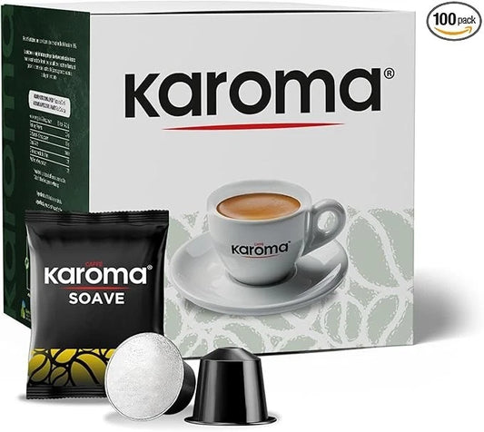 CAPS Karoma Soave compatibile con Nespresso 100 pz