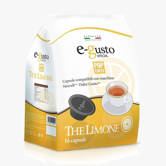 Capsule E-Gusto Pop Caffè The Limone Compatibile Dolce Gusto