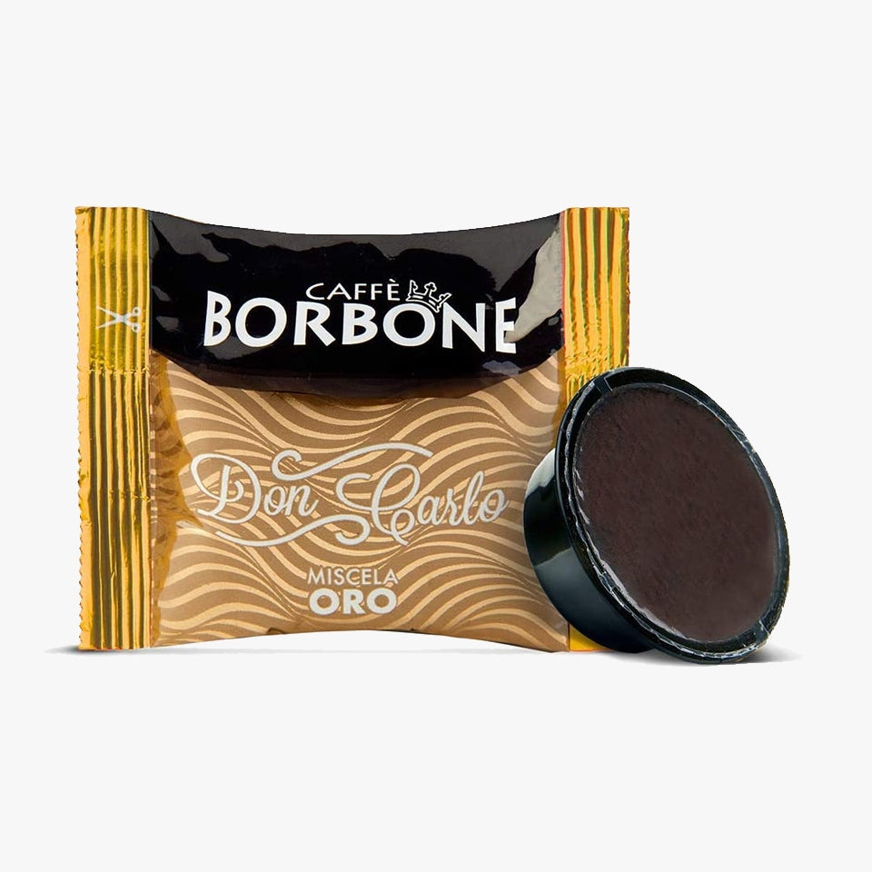 CAPSULE DON CARLO BORBONE MISCELA ORO ARABICA COMP. LAVAZZA A MODO MIO