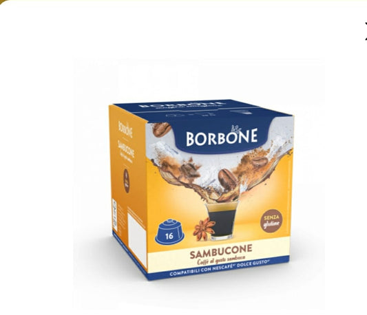 CAPS BORBONE SAMBUCONE DG 16 PZ