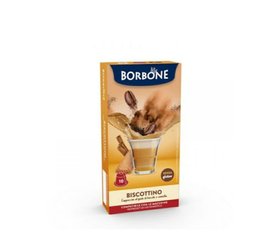CAPS BORBONE BISCOTTINO RESPRESSO 6 CF X 10 PZ