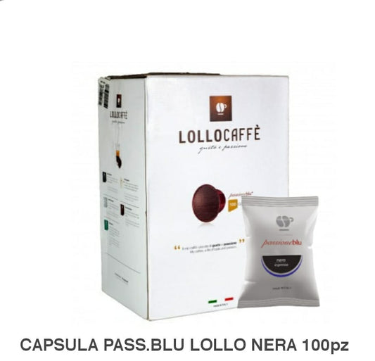 CAPSULA PASS. LAVAZZA BLUE LOLLO NERA 100 PZ