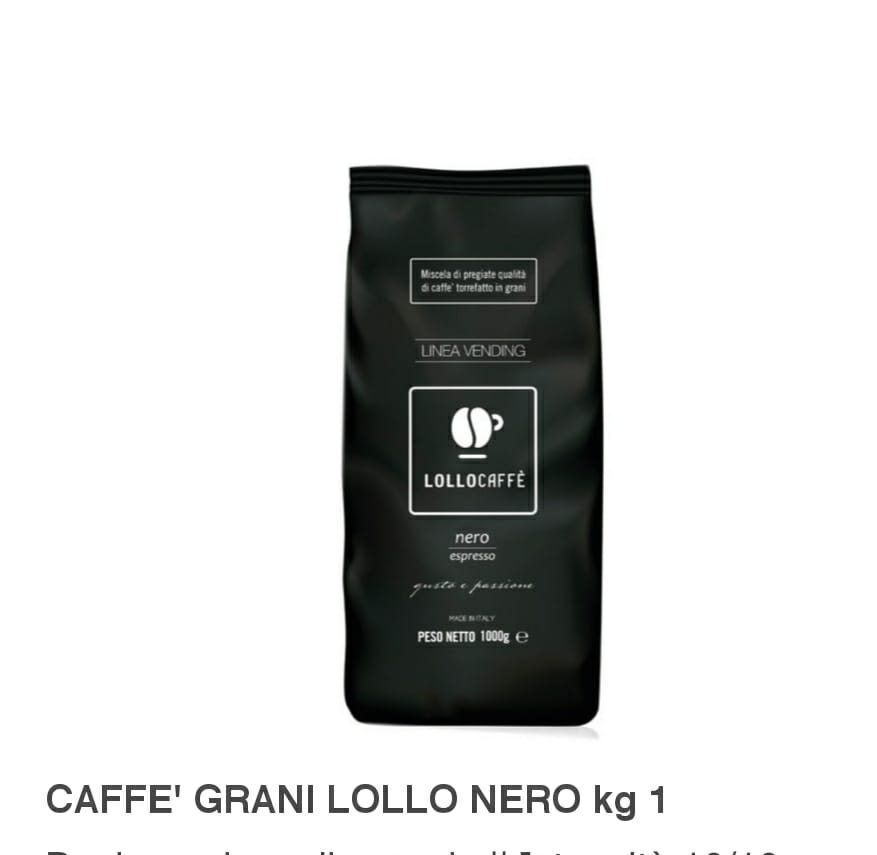 CAFFE' GRANI LOLLO NERO KG 1