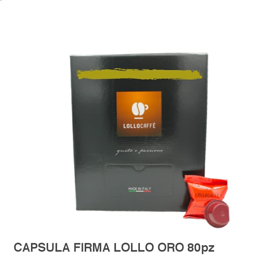 CAPSULA LAVAZZA FIRMA/VITHA LOLLO ORO 80 PZ