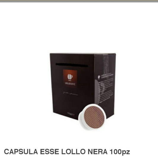 CAPSULA ESSE CAFFE' LOLLO NERA 100 PZ