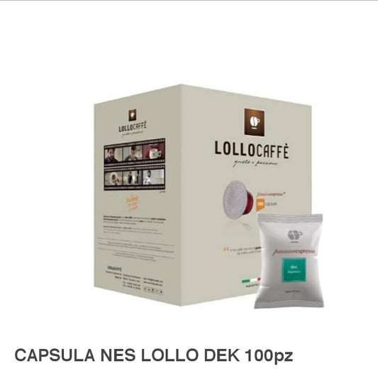 CAPS NESPRESSO LOLLO DEK 100 PZ