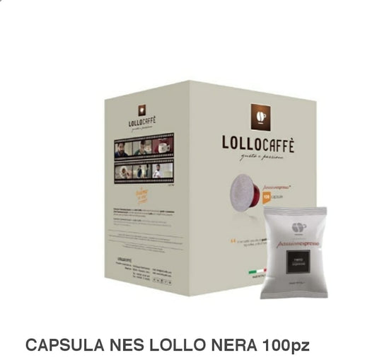 CAPS NESPRESSO LOLLO NERA 100 PZ