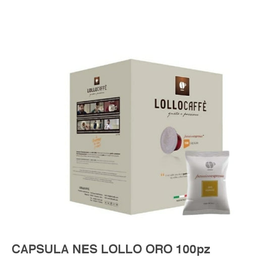 CAPS NESPRESSO LOLLO ORO 100 PZ