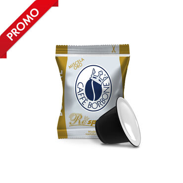 Capsule Borbone Compatibili con macchine ad uso domestico Nespresso®* Miscela ORO