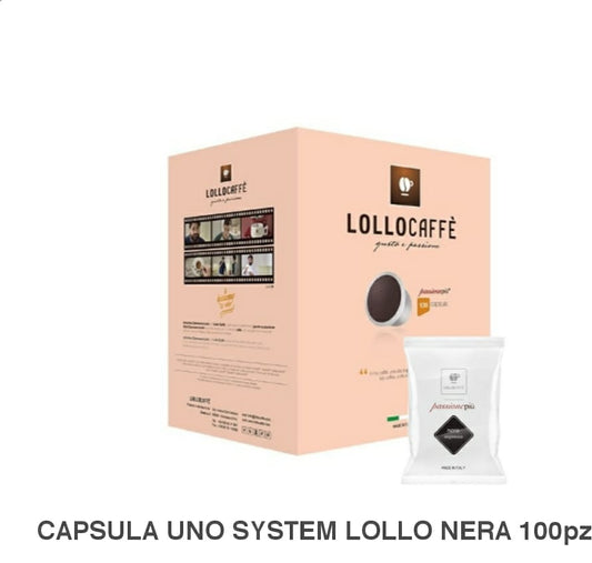 CAPSULA UNO SYSTEM LOLLO NERA 100 PZ