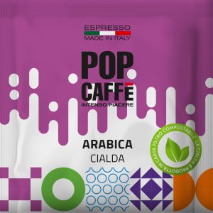 Cialde Ese 44 mm POP CAFFE' Miscela Arabica ( 0,153 / PZ)
