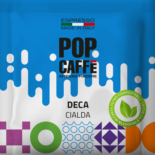 Cialde Ese 44 mm POP CAFFE' Miscela Decaffeinato ( 0,153 / PZ)