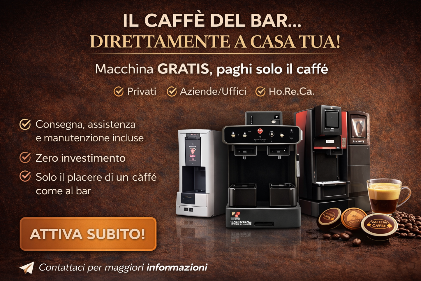 MACCHINA IN COMODATO D'USO GRATUITO