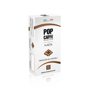 10 capsule Cioccolata alla Nocciola Pop Caffè Compatibili con Nespresso
