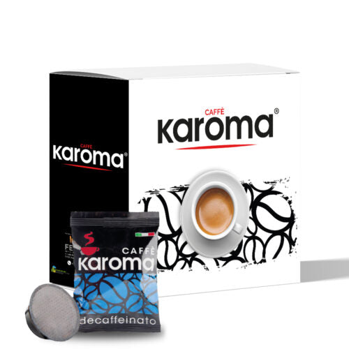 100 Capsule Compatibili Karoma Decaffeinato per Lavazza A Modo Mio