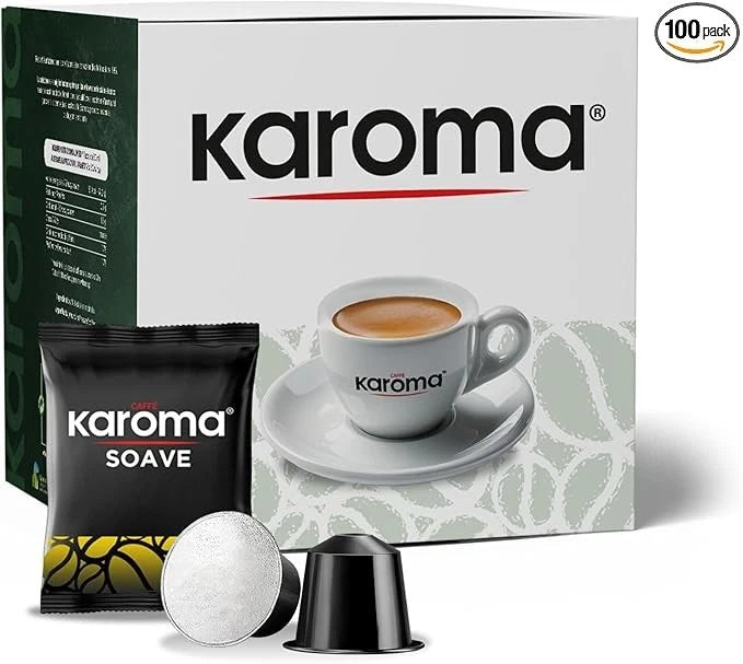 CAPS Karoma Soave compatibile con Nespresso 100 pz