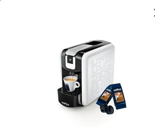 Macchina per caffè EP MINI BIANCA+ 100 FAP CREMA E AROMA IN OMAGGIO LAVAZZA POINT