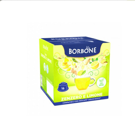 CAPS BORBONE TISANA ZENZERO LIMONE DG 16 PZ