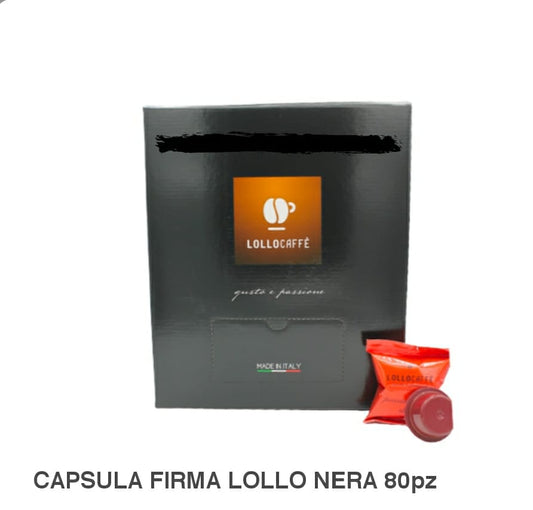 CAPSULA LAVAZZA FIRMA/VITHA LOLLO NERA 80 PZ