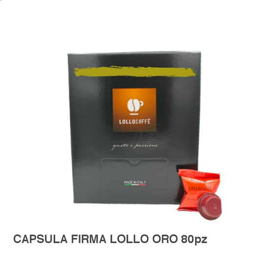 CAPSULA LAVAZZA FIRMA/VITHA LOLLO ORO 80 PZ