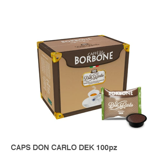 CAPSULA DON CARLO BORBONE  DEK COMP. LAVAZZA A MODO MIO
