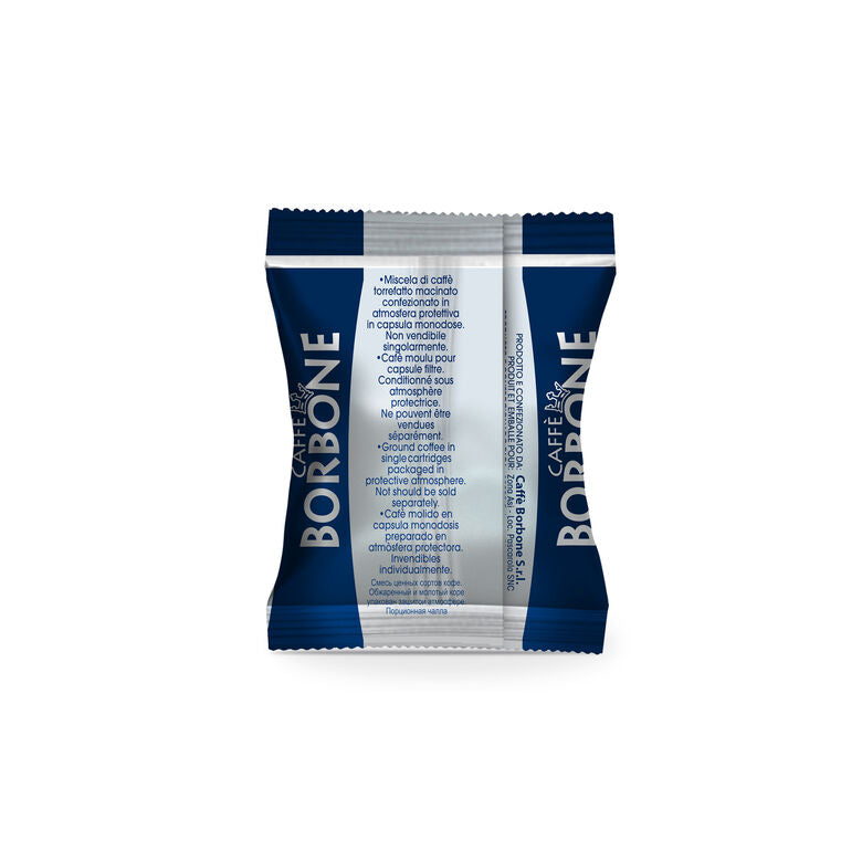 Capsule Borbone Compatibili con macchine ad uso domestico Nespresso®* Miscela BLU